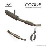 Rogue V1 - Bajaj Dominar (Black) with decat pipe - Barrel Exhaust