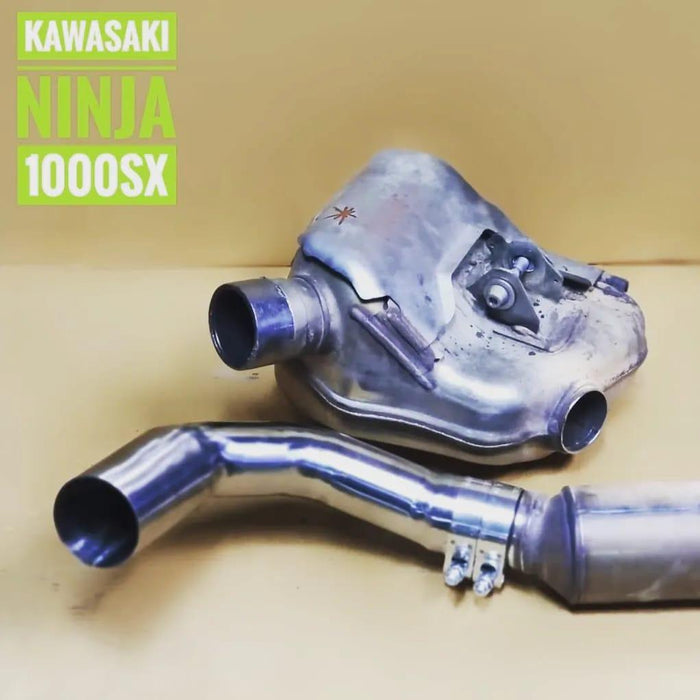Decat Pipe for Kawasaki 1000sx - Barrel Exhaust